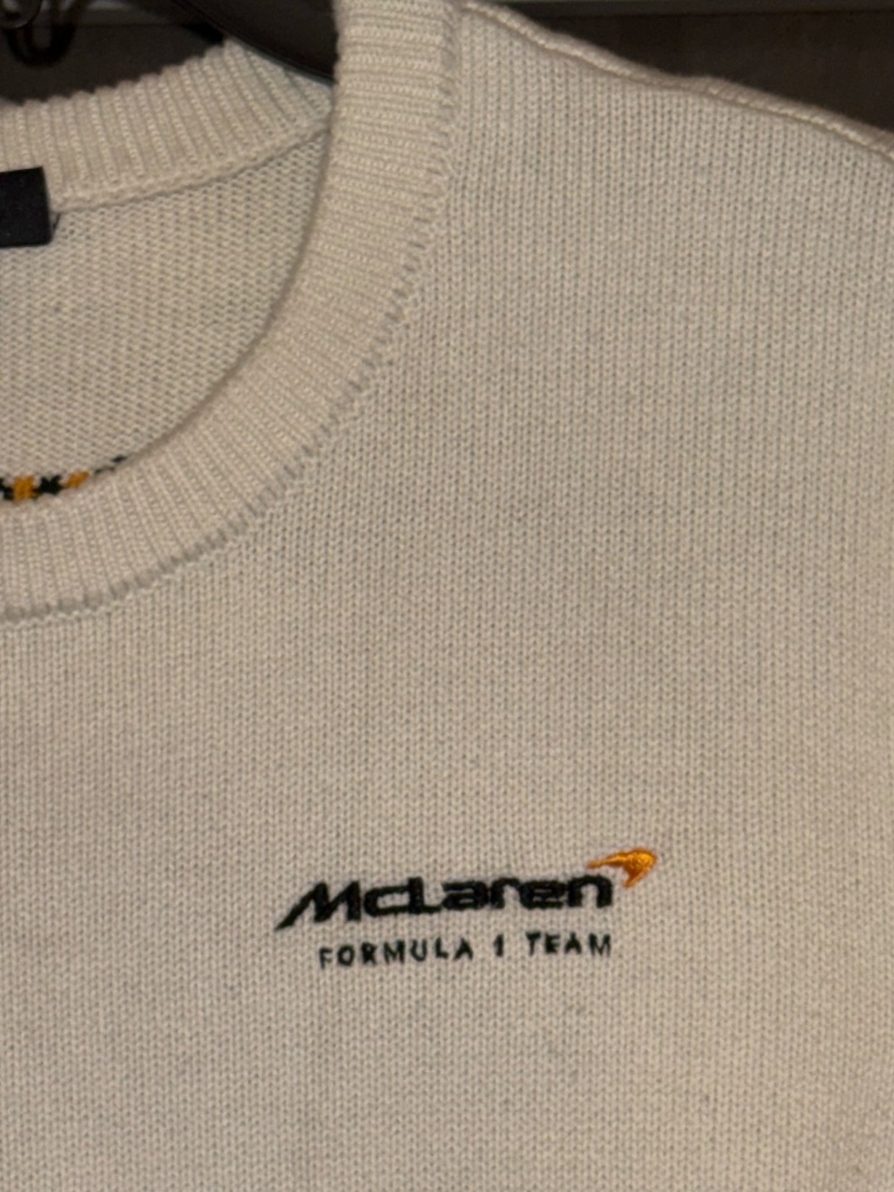 The Wild Collective x Nuuly Large L Mclaren formula team crew sweater - Picture 7 of 9
